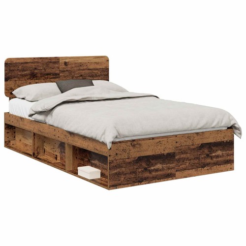 Bed frame with headboard solid - bed,