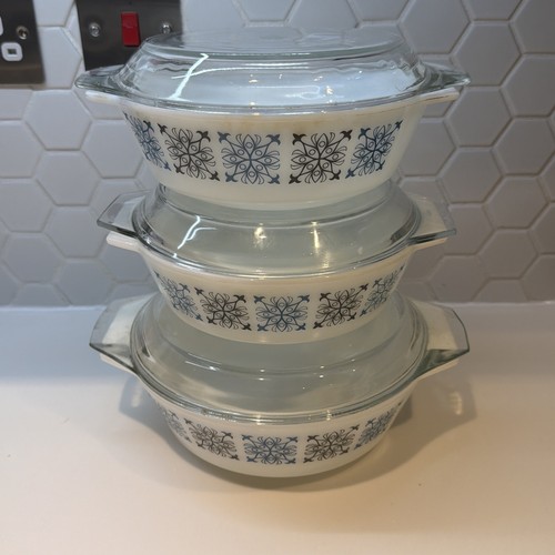 Vintage retro jaj pyrex - 3x,