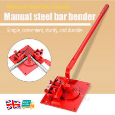 Heavy-duty Manual Rebar Bender 1-20mm Bending Tool Portable Steel Bar Bender