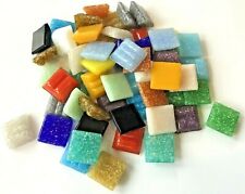 1cm x 1cm Square Glass Mosaic Tiles Various Colours, Arts, Craft, Crafting Gift