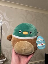 BNWT Duck Squishmallow Duck Mallard Avery Squishmallow Avery 7” 18cm Duck Plush