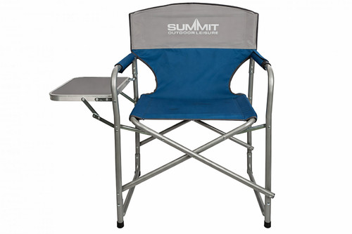 Blue folding director chair - folding,