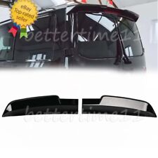 FOR VW TRANSPORTER T5 T5.1 T6 T6.1 REAR TWIN BARN DOOR ROOF SPOILER GLOSSY BLACK