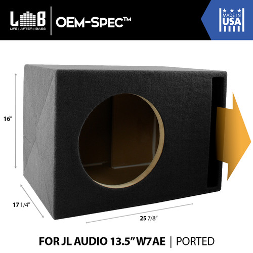 375 34 6hz ported - ft³, @