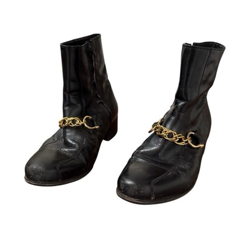 Florsheim beatle leather boots - beatle,