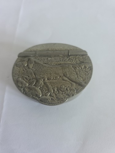 Vintage acorn pewter - acorn, box
