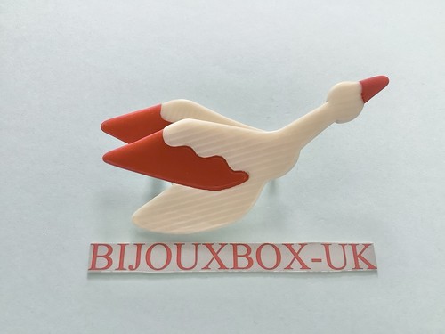 Lea stein vintage flying - vintage, goose