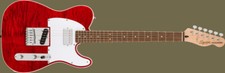 Fender Squier Affinity Series Telecaster FMT SH Electric Guitar, Crimson Red Tra