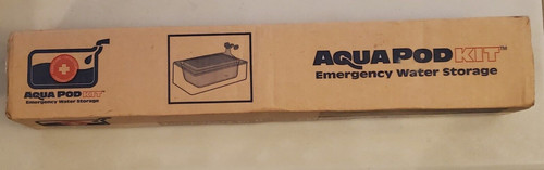 Aqua pod kit temporary - temporary, in-home