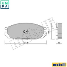 BRAKE PAD SET DISC BRAKE 22-0409-0 FOR NISSAN PATROL/GR/IV/� SAFARI 4.2L 6cyl