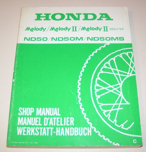 Workshop manual honda - manual, melody