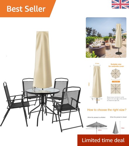 Windproof large parasol cover - large,