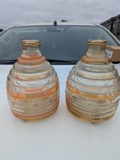 Pair of Large  Vintage Glass