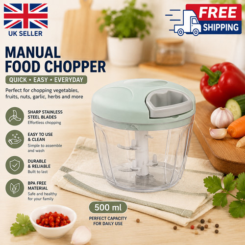 500ml manual food - food, chopper