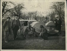 1923 Press Photo Fletcher T. Hamshaw's rotary plow