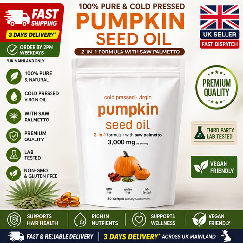 Pumpkin seed oil 3000mg 180 - pumpkin,