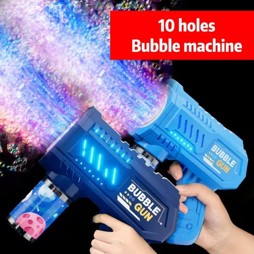 Hole electric bubble gun - 10-hole,
