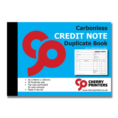 Cherry ncr credit note - credit,