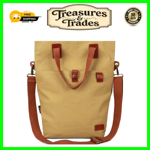 Khaki canvas leather bike - khaki,