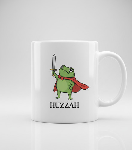 Huzzah frog knight - knight, meme