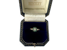 1986 Emerald and Diamond Ring