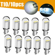 10x White LED T10 194 168 W5W Interior Map Car Trunk License Plate Lights Bulb.