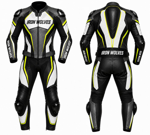 New men motorcycle leather - new,