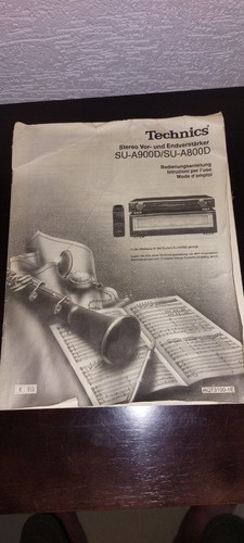Technics original manual - technics,