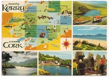 County kerry cork map multi - kerry,