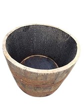GENUINE OAK HALF WHISKY BARREL
