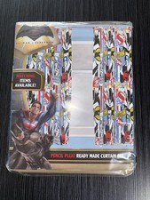 Official DC Comics 66" x 54" Ready Made Unlined Curtains Batman Vs Superman New 