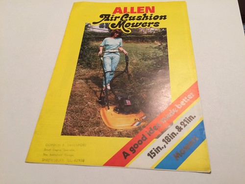 Allen air cushion - air, mowers