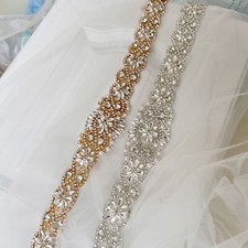 Rhinestone Bridal Belt Sash