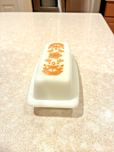 Pyrex golden butterfly butter - pyrex,