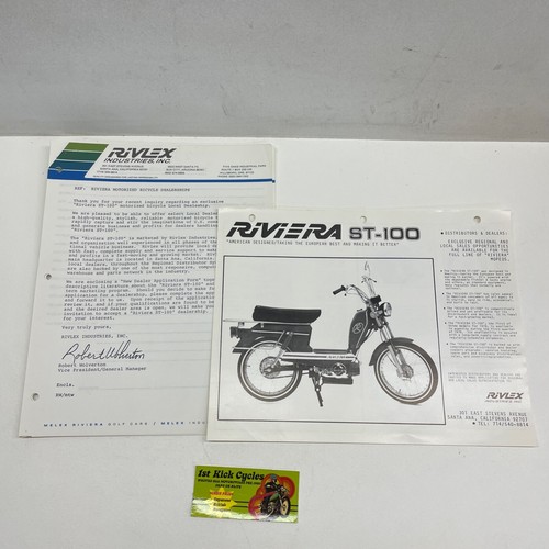 Vintage riviera 100 moped - vintage,