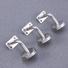  3 PCS Handrail Bracket Stainless Steel Brackets for Indoor Fixed Wall Support