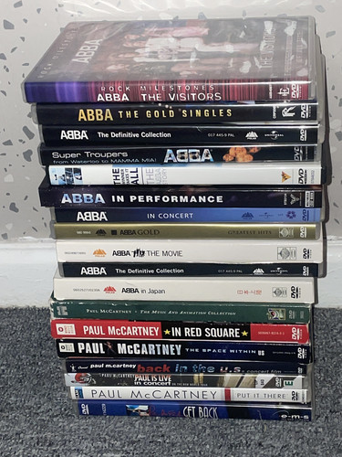 Abba and paul mccartney dvds - abba,