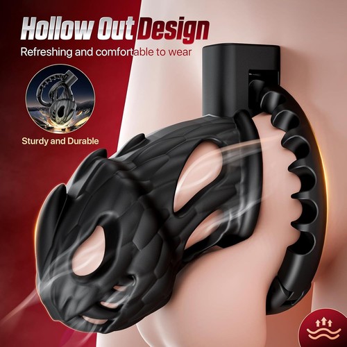 Male chastity cage adjustable - male,