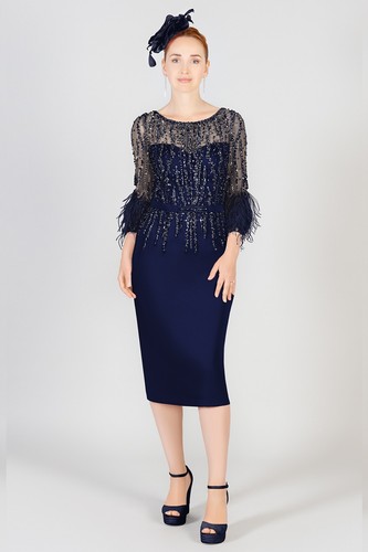 Gino cerruti navy - gino, dress