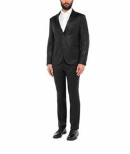 MARCIANO Guess men's suit, sateen look, Marzotto wool, Made in Italy, RRP £900