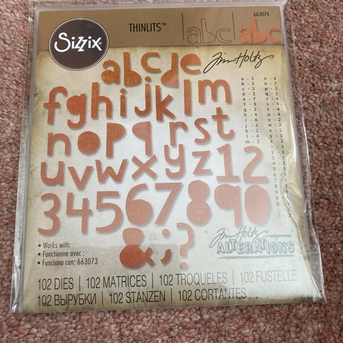 Sizzix new thinlits 663074 tim