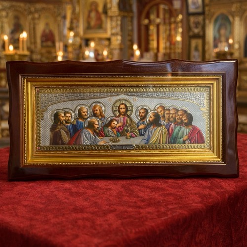 Orthodox last supper icon - orthodox,