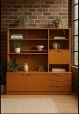 MCINTOSH KIRCALDY MCM 2 PIECE VINTAGE / RETRO UNIT SPLITS TO  SIDEBOARD : TEAK