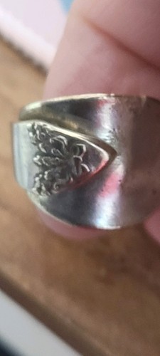 Sterling silver spoon ring - spoon,