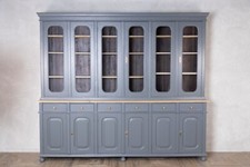 LARGE VINTAGE KITCHEN DRESS PINE BOOKCASE