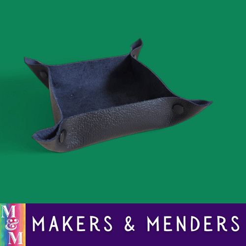 Recycled leather flat - leather, flat/pop