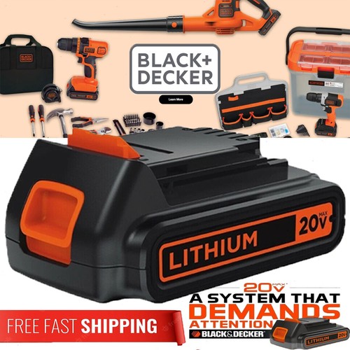 8ah for black and decker - and, 20v