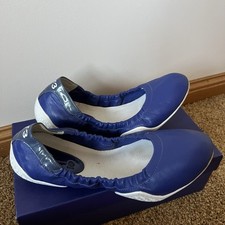 NIB ADIDAS Y-3 BY YOHJI YAMAMOTO MEI BALLERINA SHOE SZ 9 BLUE WHITE FLATS