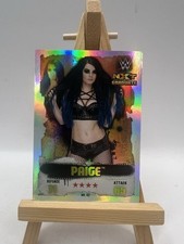 Paige 2016 Topps WWE Slam Attax Takeover Card no 42 Wrestling Holographic