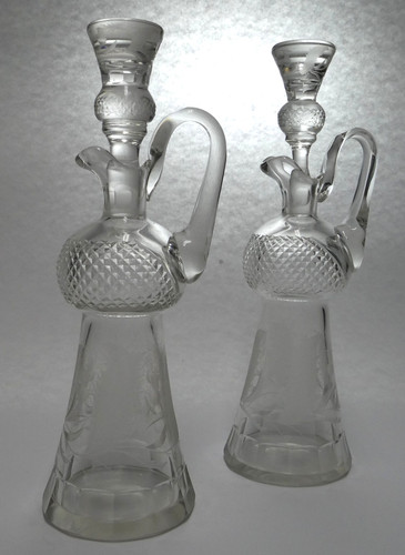 Crystal glass decanter - glass,